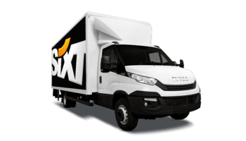 Iveco Daily Koffer Dienstwagen mit Sixt Branding