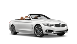 Weißes BMW Cabrio als Dienstwagen