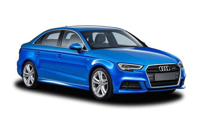 Audi A3 blauw